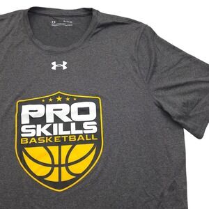 Under Armour HeatGear Loose Pro Skills Basketball Graphic T-Shirt Mens‎ XL